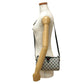 GUCCI Shoulder Bag leather Navy Sherry line
