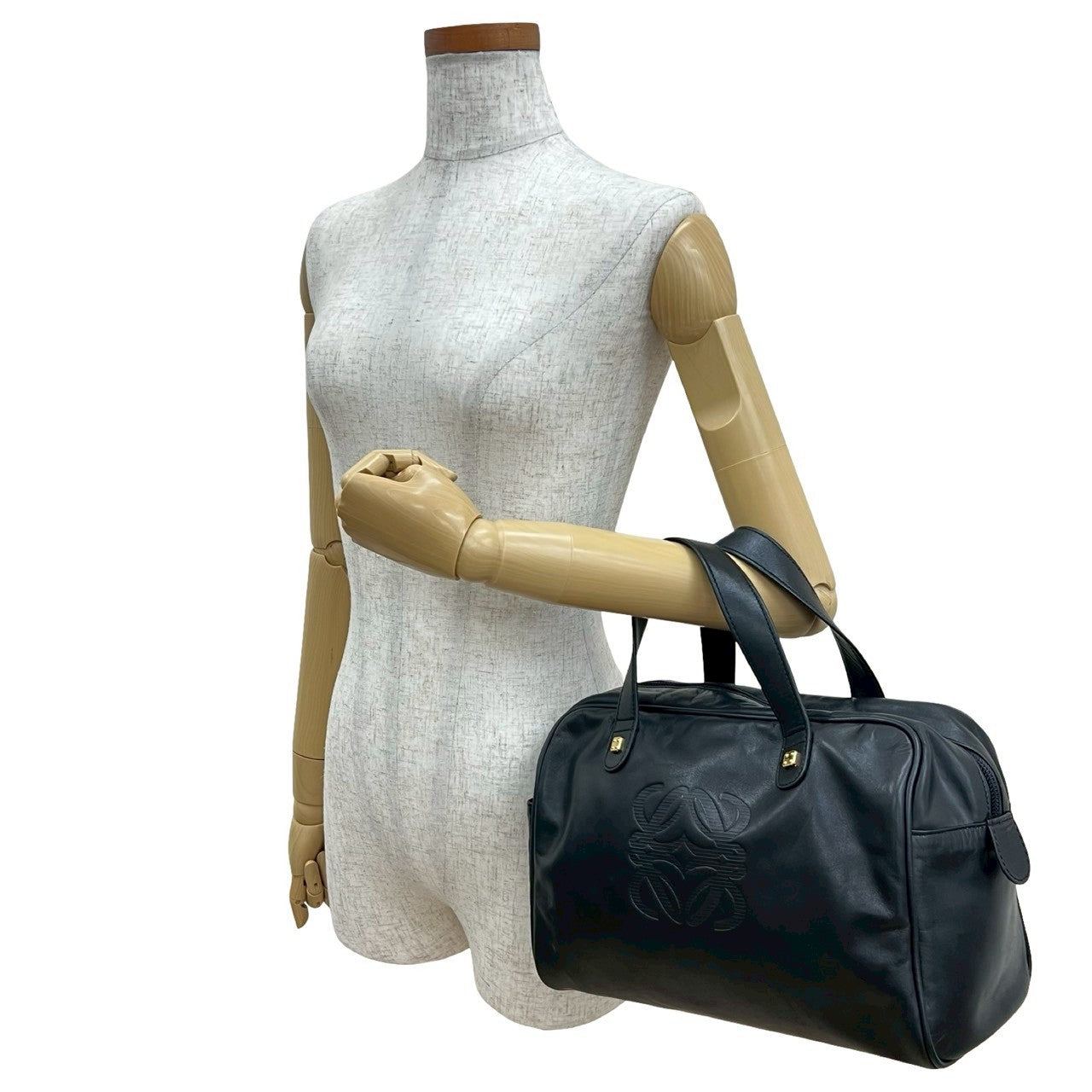 LOEWE Handbag leather black Amazona 28