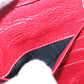 BALENCIAGA Bifold Wallet Leather Multicolor Red Silver
