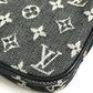 LOUIS VUITTON Pouch M92066 Monogram mini canvas Gray type Monogram mini us digital unisex(Unisex) Used Authentic