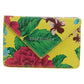BALENCIAGA Mini Wallet Trifold Leather Yellow Silver