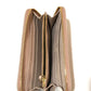 PRADA Ruched Long Wallet Beige