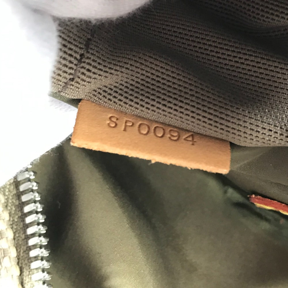 LOUIS VUITTON Shoulder Bag M93041 Damier Jean Canvas gray Monogram Geant Sitadan unisex(Unisex) Used Authentic
