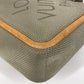 LOUIS VUITTON Shoulder Bag M93041 Damier Jean Canvas gray Monogram Geant Sitadan unisex(Unisex) Used Authentic