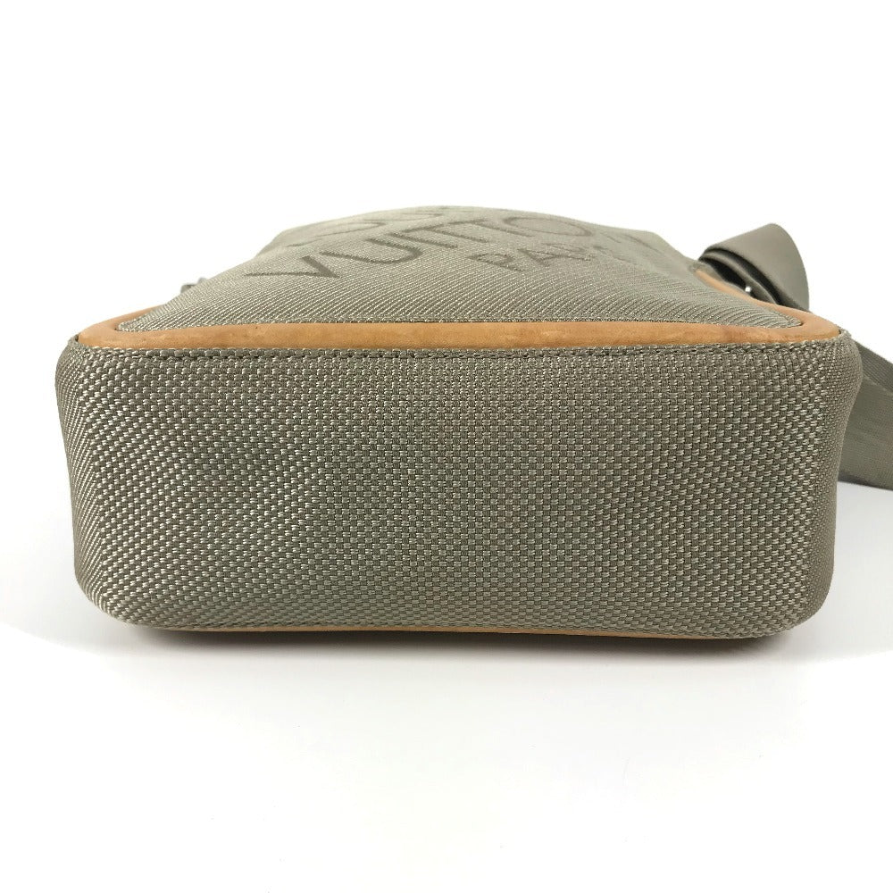 LOUIS VUITTON Shoulder Bag M93041 Damier Jean Canvas gray Monogram Geant Sitadan unisex(Unisex) Used Authentic
