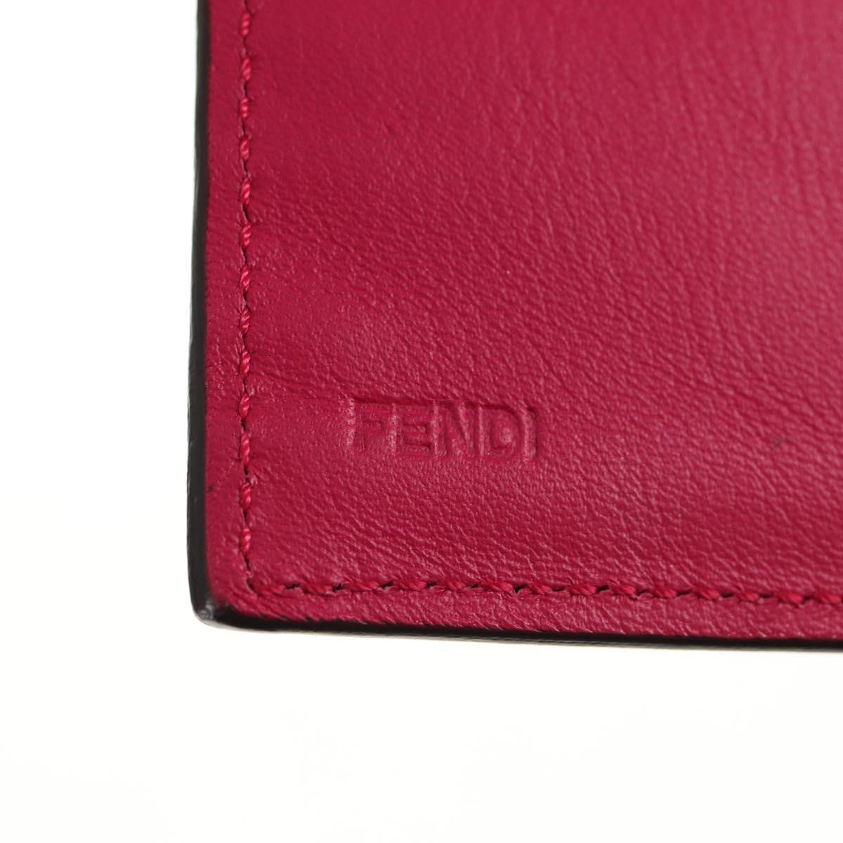 FENDI Zucca Canvas T rifold Wallet Multicolor Gold