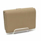 SAINT LAURENT Tri-fold wallet leather beige YSL Line Origami Tiny Wallet