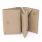 SAINT LAURENT Tri-fold wallet leather beige YSL Line Origami Tiny Wallet
