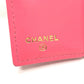 CHANEL Folded wallet AP3178 Caviar skin pink Matrasse Small flap wallet