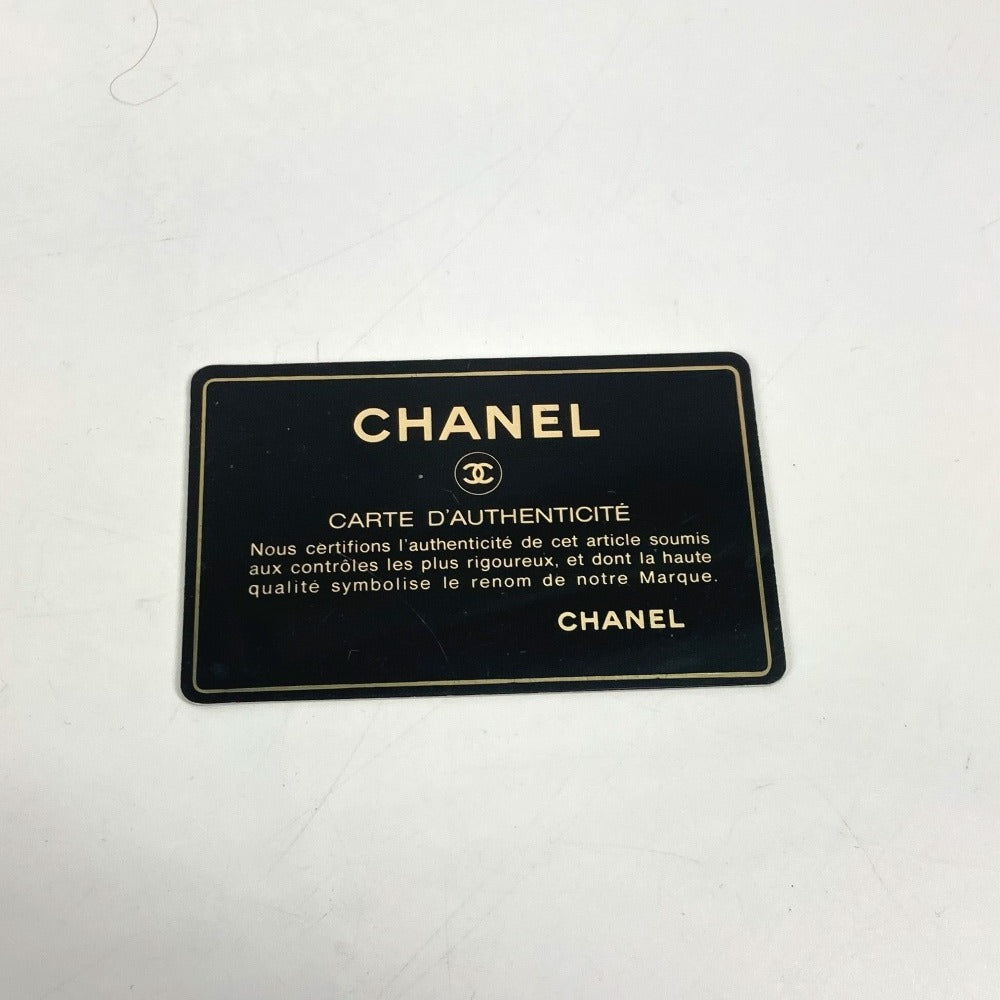CHANEL Handbag canvas beige logo mesh Women Used Authentic