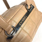 CHANEL Shoulder Bag Caviar skin beige Chocolate bar Women Used Authentic