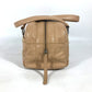 CHANEL Shoulder Bag Caviar skin beige Chocolate bar Women Used Authentic
