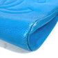 CHANEL Pouch Caviar skin blue Multi pouch CC COCO Mark Women Used Authentic
