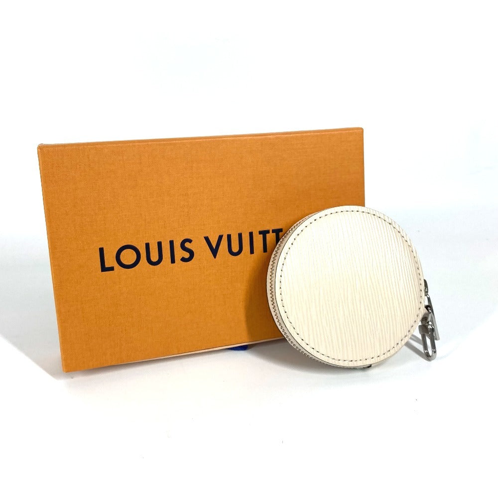 LOUIS VUITTON Coin case Epi Leather white Epi accessories Women(Unisex) Used Authentic