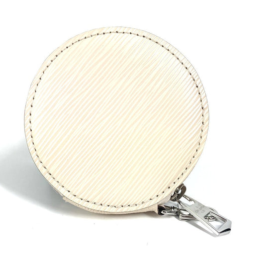 LOUIS VUITTON Coin case Epi Leather white Epi accessories Women(Unisex) Used Authentic