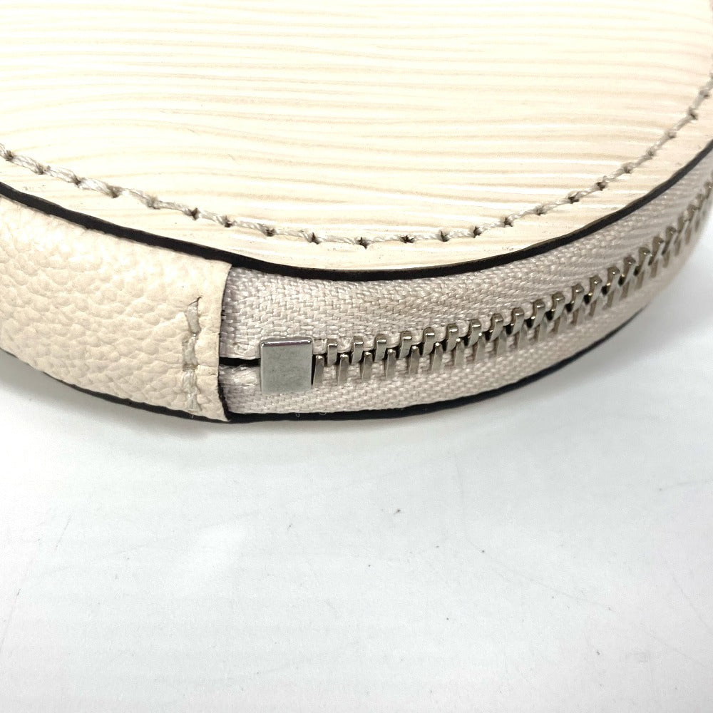 LOUIS VUITTON Coin case Epi Leather white Epi accessories Women(Unisex) Used Authentic