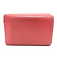 CHANEL Trifold wallet A70796 Caviar skin salmon pink CC COCO Mark W Hook Wallet Small Flap Wallet Women Used Authentic