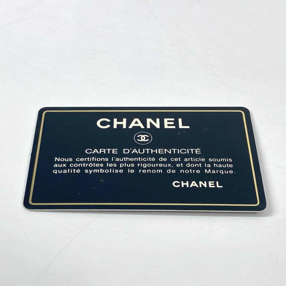 CHANEL Handbag enamel black Punching logo Triple Coco CC COCO Mark Women Used Authentic