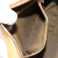 FENDI Shoulder Bag Leather Beige Gold