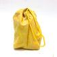 CHANEL Pouch ‚`14355 canvas yellow New Travel Line Drawstring Makeup Case Women Used Authentic