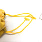 CHANEL Pouch ‚`14355 canvas yellow New Travel Line Drawstring Makeup Case Women Used Authentic