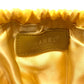 CHANEL Pouch ‚`14355 canvas yellow New Travel Line Drawstring Makeup Case Women Used Authentic