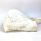 CHANEL Tote Bag Cotton leather white beach bag pile CC COCO Mark Women Used Authentic