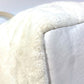 CHANEL Tote Bag Cotton leather white beach bag pile CC COCO Mark Women Used Authentic