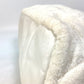 CHANEL Tote Bag Cotton leather white beach bag pile CC COCO Mark Women Used Authentic