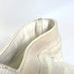 CHANEL Tote Bag Cotton leather white beach bag pile CC COCO Mark Women Used Authentic
