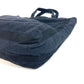 CHANEL Tote Bag pile black logo CC COCO Mark