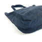 CHANEL Tote Bag pile black logo CC COCO Mark