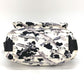CHANEL Shoulder Bag canvas black Airline Women Secondhand Authentic
