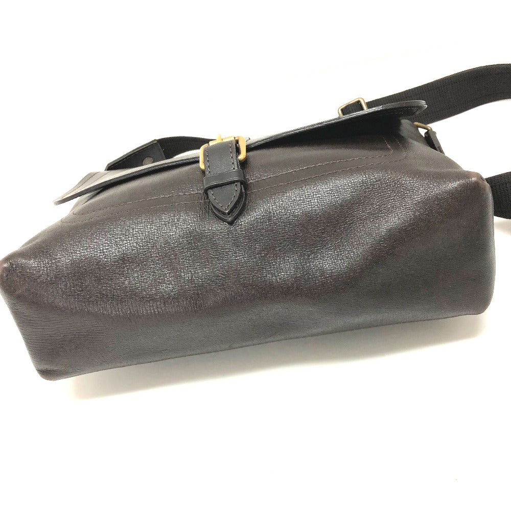 LOUIS VUITTON Shoulder Bag M92994 Utah leather Brown Utah Ohama mens Used Authentic