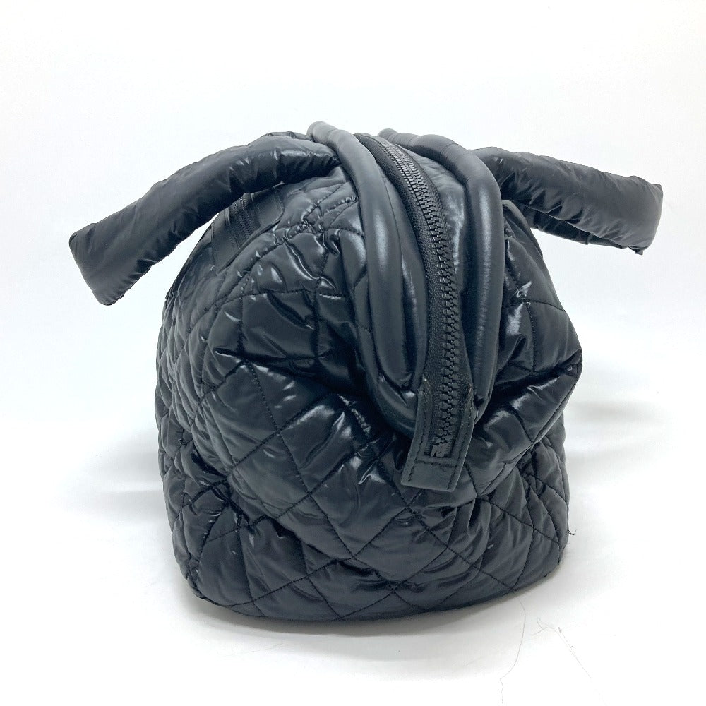 CHANEL Boston Duffel bag A47205 Nylon black Matrasse Cococoon