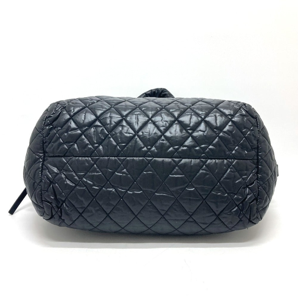 CHANEL Boston Duffel bag A47205 Nylon black Matrasse Cococoon