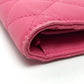 CHANEL Folded wallet A80211 lambskin pink Simply CC COCO Mark Wallet Women Used Authentic