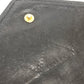 CHANEL Long Wallet Purse lambskin black Matrasse Women Used Authentic