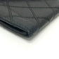 CHANEL Long Wallet Purse lambskin black Matrasse Women Used Authentic