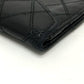 CHANEL Long Wallet Purse lambskin black Matrasse Women Used Authentic