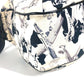 CHANEL Handbag Canvas, enamel black logo airplane Airline Women Used Authentic