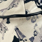 CHANEL Handbag Canvas, enamel black logo airplane Airline Women Used Authentic