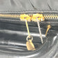 CHANEL Vanity bag enamel black vintage CC COCO Mark Women Used Authentic