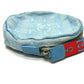 CHANEL Pouch Nylon blue Sports round Women Used Authentic