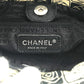 CHANEL Shoulder Bag canvas black Coco ball Camellia CC COCO Mark