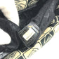 CHANEL Shoulder Bag canvas black Coco ball Camellia CC COCO Mark