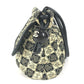 CHANEL Shoulder Bag canvas black Coco ball Camellia CC COCO Mark