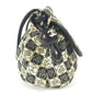CHANEL Shoulder Bag canvas black Coco ball Camellia CC COCO Mark