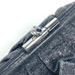 CHANEL Clutch bag leather Dark Navy type Rhinestone Purse Purse Women Used Authentic