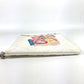 CHANEL Clutch bag canvas white COCO Coco logo Women Used Authentic